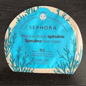 Sephora Spirulina Sheet Mask 10-Pack Hydrating Anti-Pollution